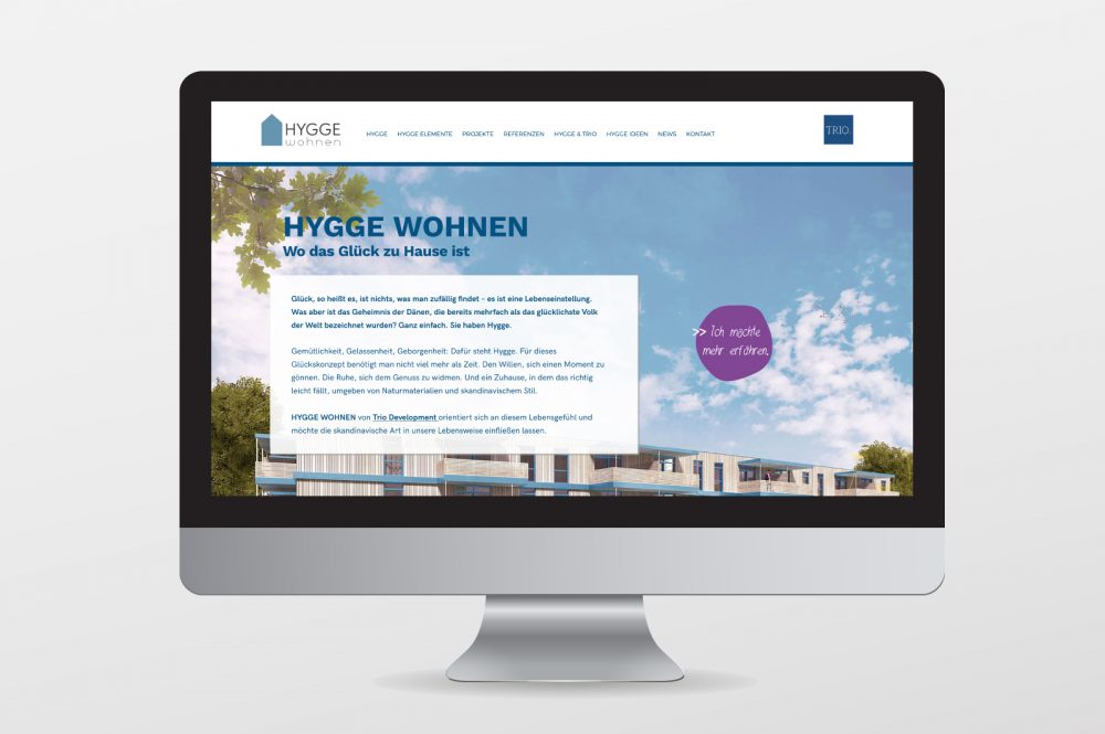 Website Bildschirm