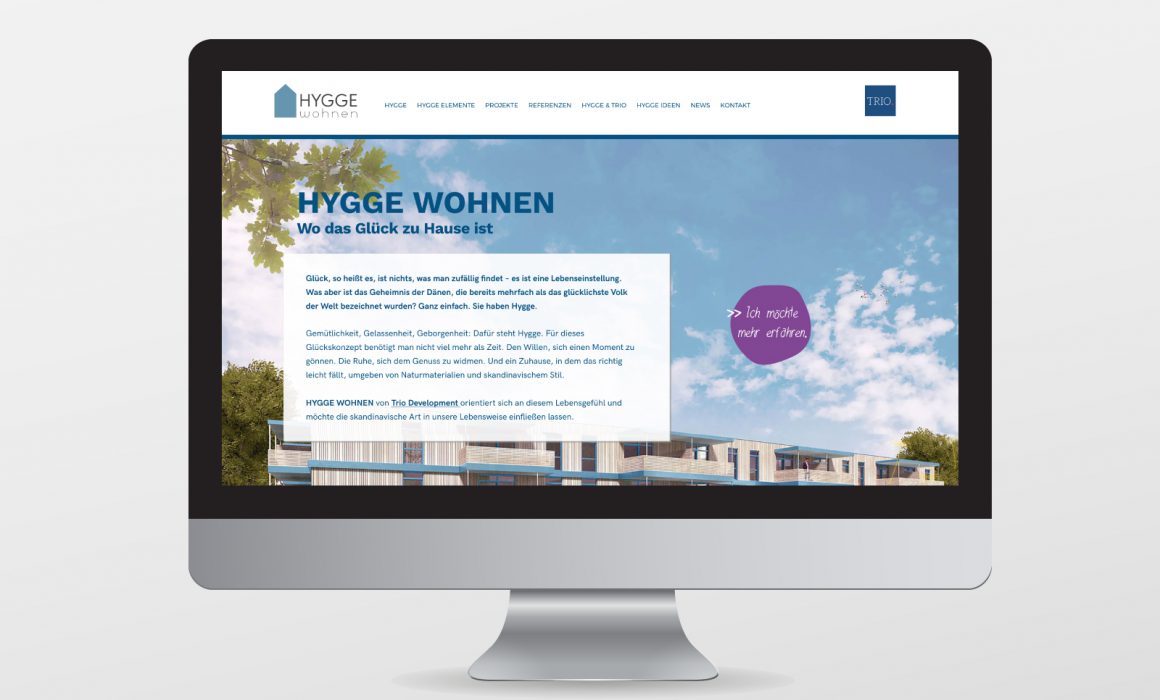 Website Bildschirm